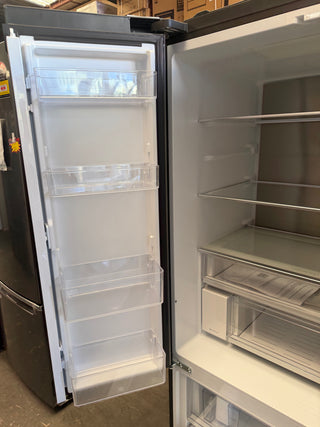 *Current Model* Fisher & Paykel Series 7 511L French Door Fridge With Ice and Water Black Stainless Steel RF505ANUB1[Factory Second]