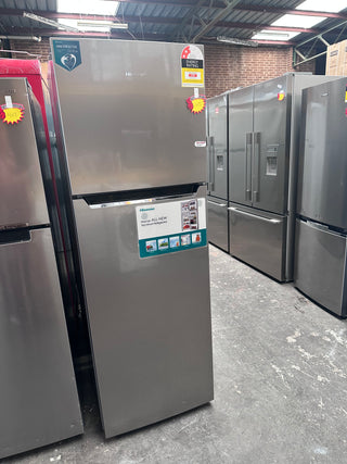 Hisense 272L Top Mount Fridge - Stainless Steel [Refurbished]