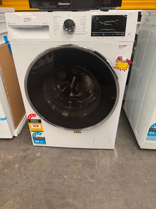 *Current Model * Beko 8kg Front Load Washing Machine with Steam BFLB8020W [Factory Second ]