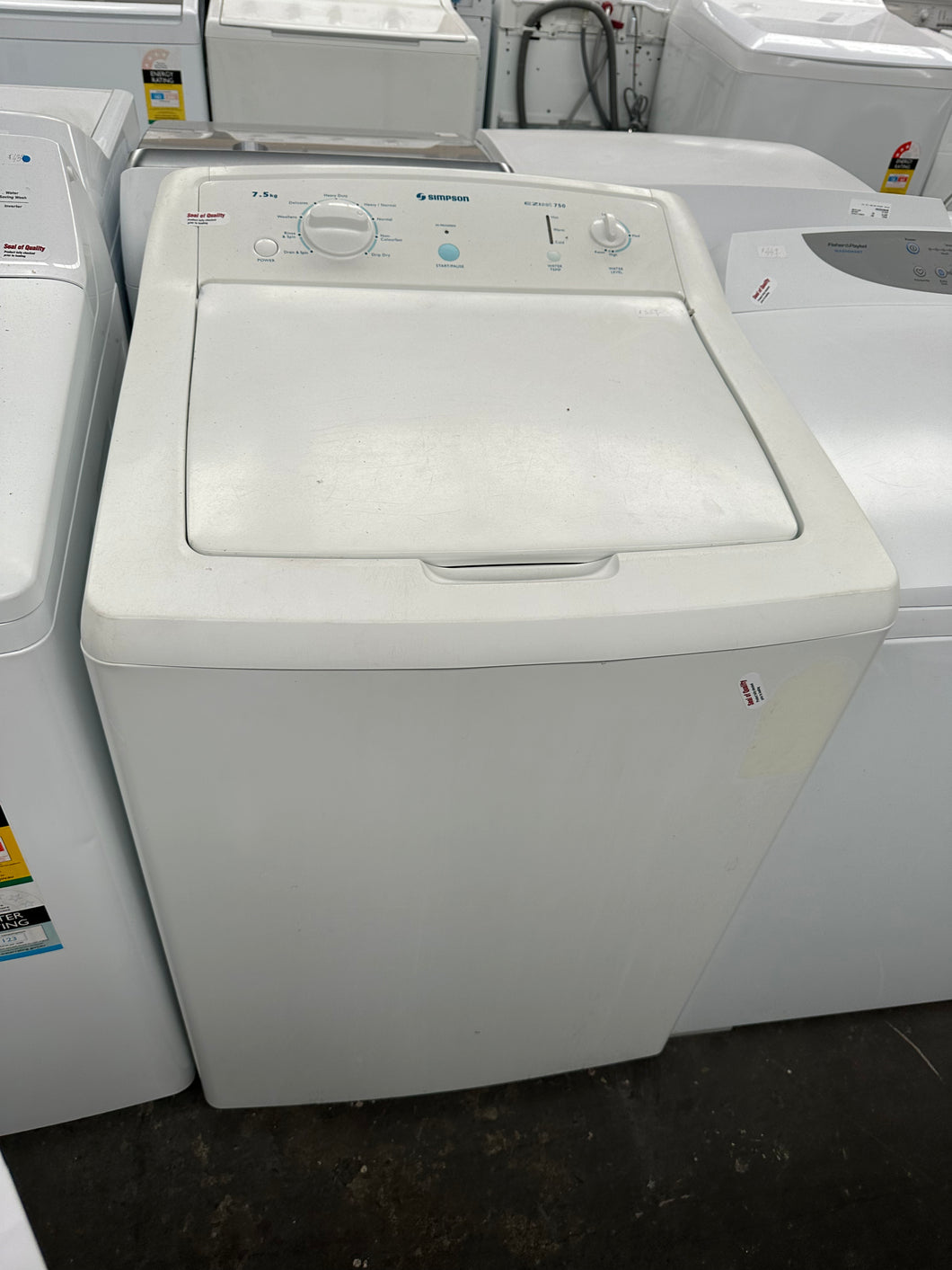 Simpson 7.5kg Top Loader Refurbished DMS Appliances