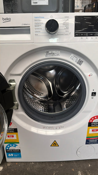 *Current Model* Beko 8kg/4kg UltraFast Washer Dryer Combo BWDB8420W [Factory Second]