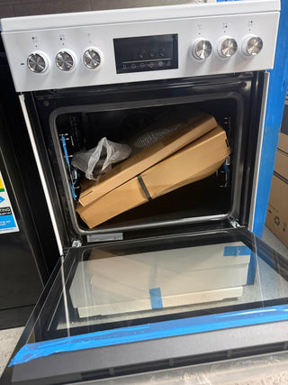 *Current Model* Beko 60cm White Electric Freestanding Oven With Ceramic Cooktop BFCB60VMW [Factory Second]