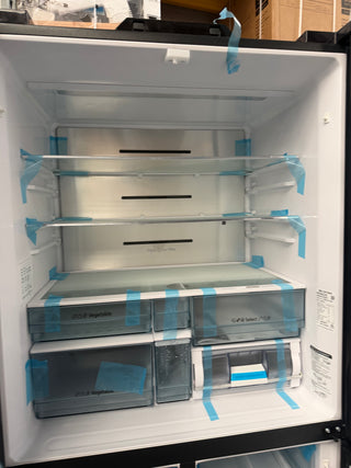 *Current Model* Hitachi 638L RWB640VT0XMGW Fridge with Non-Plumbed Ice Maker - Glass Matte White [Factory Second]