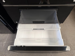 *Made in Japan* Hitachi 670L R-WX670RA Black Glass INVERTER Refrigerator with Non-Plumbed Ice Maker [Factory Second]