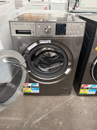 *Current Model* Fisher & Paykel Series 9 10kg Front Load with Steam Care Graphite WH1060SG1 [Factory Second]