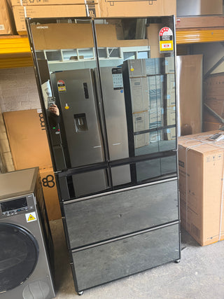 Hitachi 735L Mirror Glass French Door Fridge – RZX740RAX [Factroy Second]