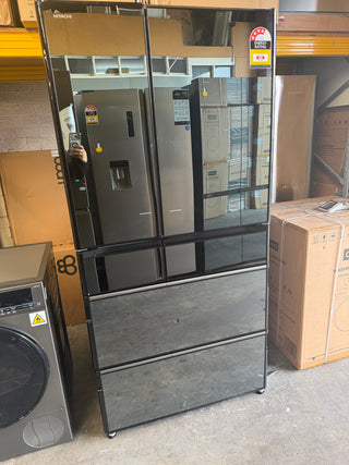 Hitachi 735L Mirror Glass French Door Fridge – RZX740RAX [Factroy Second]