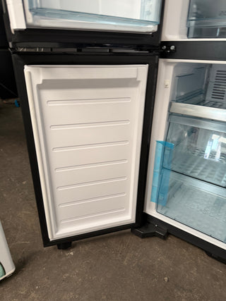 *Current Model* Hitachi 638L RWB640VT0XMGW Fridge with Non-Plumbed Ice Maker - Glass Matte White [Factory Second]