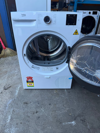 *Made in Europe* Beko 8kg Sensor Controlled Heat Pump Tumble Dryer BDPB8010W [Factory Second]