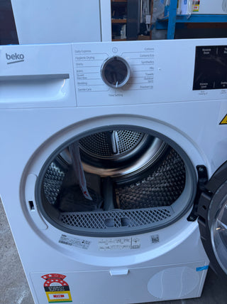 *Made in Europe* Beko 8kg Sensor Controlled Heat Pump Tumble Dryer BDPB8010W [Factory Second]