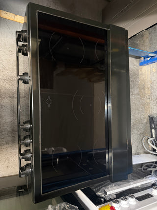 *Made in Europe* Beko 90 cm Black Twin Fan Freestanding Oven with Ceramic Cooktop BFCB917CMB [Factory Second] ] - DMS Appliances