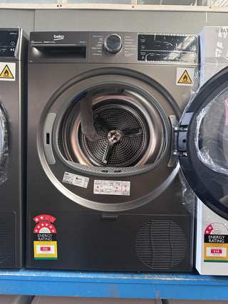 *Current Model* Beko BDPB904HG 9kg Hybrid Heat Pump Dryer (Graphite) [Factory Second] NO DAMAGE ON UNIT - DMS Appliances