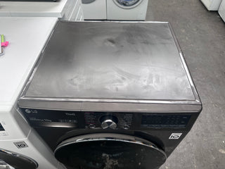 LG 10kg Black Steel Front Loader with Steam [Refurbished]