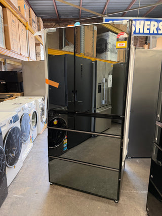 Hitachi 735L Mirror Glass French Door Fridge – RZX740RAX [Factory Second]