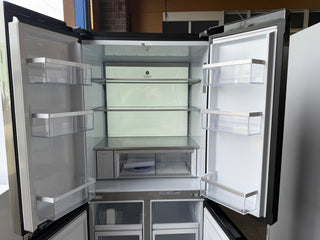 *Current Model*  Fisher & Paykel Series7 498L Quad Door Refrigerator Black Stainless Steel RF500QNUB1 [Factory Second]