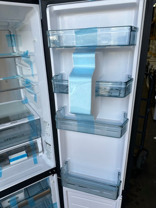 Hitachi 638L 4 RWB640VT0GBK Door French Door Fridge - Black Glass [Carton Damage]