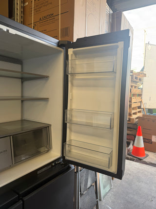 Haier 623L Quad Door Refrigerator with Ice and Water Black HRF680YPC [Factory Second]