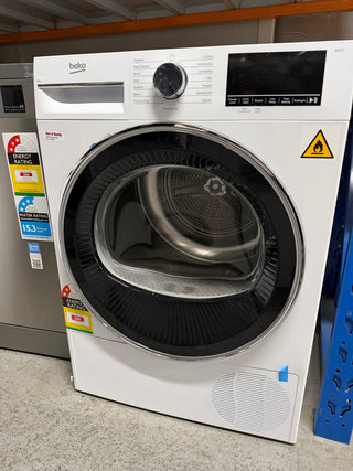 *Current Model* Beko 8kg Sensor Controlled Condenser Tumble Dryer BDCB8020W [Factory Second]
