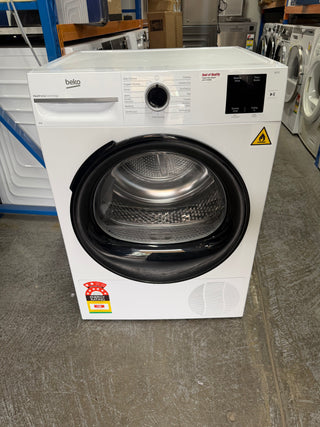 *Made in Europe* Beko 8kg Sensor Controlled Heat Pump Tumble Dryer BDPB8010W [Factory Second] - DMS Appliances
