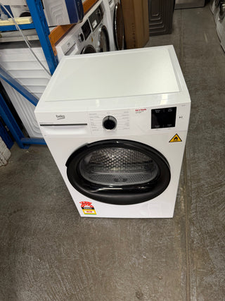 *Made in Europe* Beko 8kg Sensor Controlled Heat Pump Tumble Dryer BDPB8010W [Factory Second] - DMS Appliances