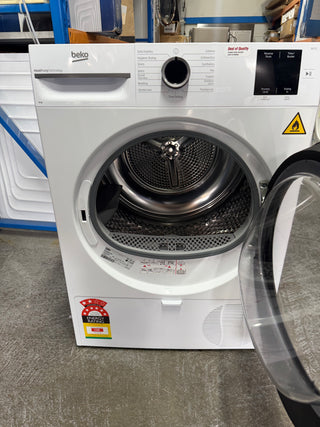 *Made in Europe* Beko 8kg Sensor Controlled Heat Pump Tumble Dryer BDPB8010W [Factory Second] - DMS Appliances