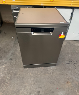 *Current Model* Haier 60cm 300 Series Freestanding Dishwasher Satina HDW13F0S1 [Factory Second]