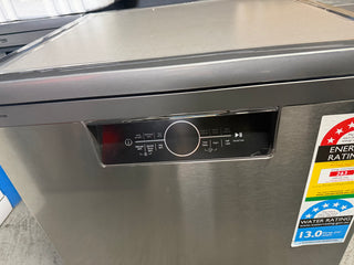 *Current Model - Made in Europe* Beko BDFB1630X 16 Place Setting Freestanding Dishwasher (Platinum Steel) [Factory Second]