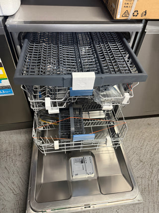 *Current Model - Made in Europe* Beko BDFB1630X 16 Place Setting Freestanding Dishwasher (Platinum Steel) [Factory Second]