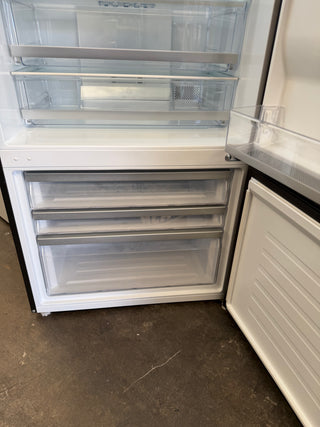 Haier 493L Black Stainless Steel Bottom Mount Fridge HRF520BHC [Factory Second]