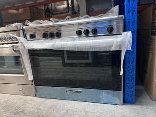 *Current Model* MADE IN ITALY  Glem 90cm FreeStanding Gas Oven & Cooktop / Electric Grill GB965GG [Carton Damage]]