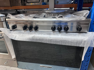 *Current Model* MADE IN ITALY  Glem 90cm FreeStanding Gas Oven & Cooktop / Electric Grill GB965GG [Carton Damage]]