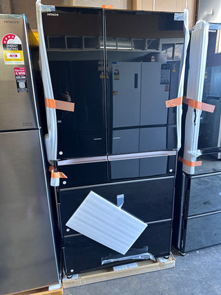 *Made in Japan* Hitachi 735L Black Glass finish R-ZX740RA Non Plumbed Refrigerator [Factory Second]