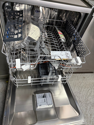 *Current Model* Beko 60cm Freestanding Dishwasher 14 Place Platinum Steel BDFB1410X [Factory Second] - DMS Appliances