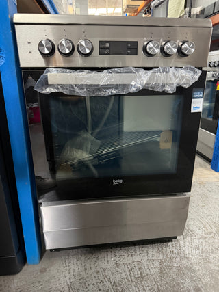 *Made in Europe* Beko 60cm Free-Standing Oven/Stove BFC60VMX1 [Factory Second]