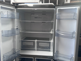 *Brand New* Hisense HRCD483G 483L PureFlat French Door Refrigerator (White Glass) [3 Years Warranty]
