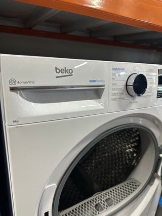 *Current Model* Beko BDPB802SW 8kg Heat Pump Dryer (White) [Factory Second]