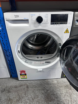 *Current Model* Beko BDPB802SW 8kg Heat Pump Dryer (White) [Factory Second]