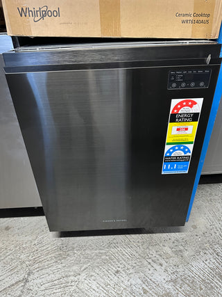 *Current Model* Fisher & Paykel Series 5 Contemporary Built Under Dishwasher Black Stainless Steel DW60UN2B2 [Factory Second]