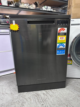 *Current Model* Fisher & Paykel Series 7 Contemporary Freestanding Dishwasher Black Steel DW60FC4B2 [Factory Second]