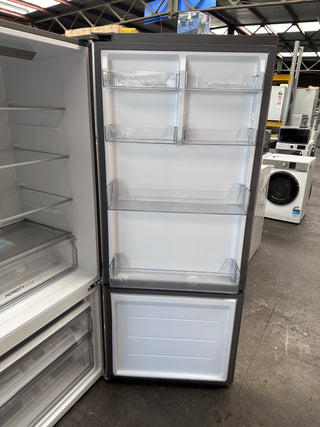 *Current Model* Haier 433L Bottom Mount Refrigerator Satina Silver [Factory Second]