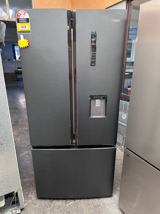 *Current Model*Haier HRF520FHC 489L French Door Fridge (Black) [Factory Second]
