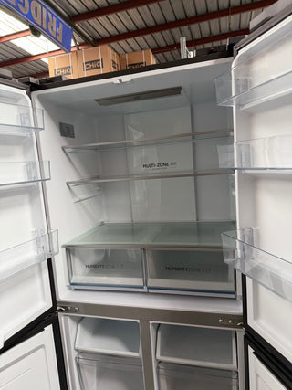 *Current Model *Haier HRF530YC 463L Quad Door Fridge (Black) [Factory Second]