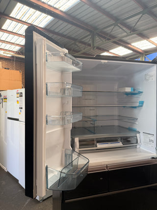 *Made in Japan* Hitachi 735L Black Glass finish R-ZX740RA Non Plumbed Refrigerator [Factory Second]