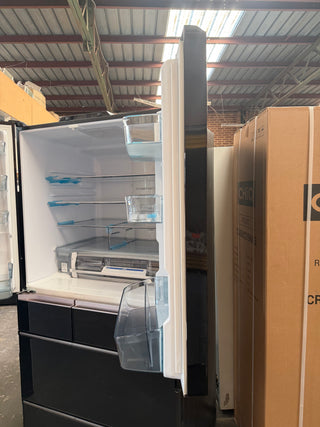 *Made in Japan* Hitachi 735L Black Glass finish R-ZX740RA Non Plumbed Refrigerator [Factory Second]