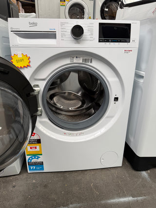 *AMAZING VALUE*  Beko BFLB902ADW 9kg Auto Dose Front Load Washing Machine [Factory Second]