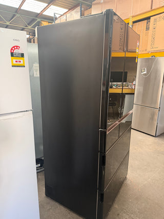 *Made in Japan* Hitachi 735L Black Glass finish R-ZX740RA Non Plumbed Refrigerator [Factory Second]