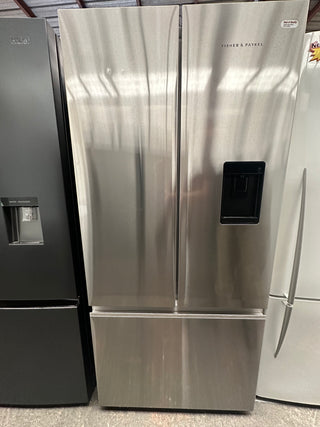 *Current Model* Fisher & Paykel Series 7 511L French Door Fridge with Ice and Water Stainless Steel RF505ANUX1 [Factory Second]
