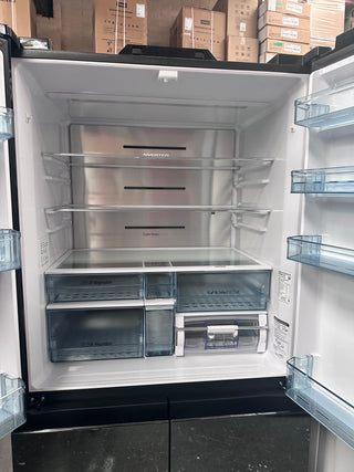 *Current Model *Hitachi 638L French Door Inverter Fridge - Mirror Glass  RWB640VT0XMIR [Factory Second] ]