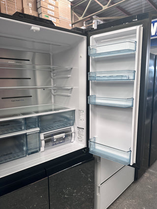 *Current Model *Hitachi 638L French Door Inverter Fridge - Mirror Glass  RWB640VT0XMIR [Factory Second] ]