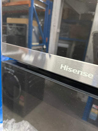 Hisense Black Mirror 1100W Smart Cooking Solo Inverter Microwave - 42L [Factory Second]